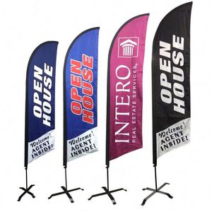 Outdoor Beach Teardrop Flags 100% Polyester Digital Printing Sailing Trophies and Flags - Product Image 1