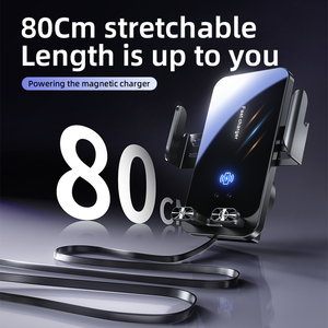 Soporte para teléfono de coche con sujeción automática, <span class=keywords><strong>cargador</strong></span> inalámbrico con sensor inteligente universal, <span class=keywords><strong>cargador</strong></span> de coche inalámbrico rápido de 15W, novedad - Product Image 5