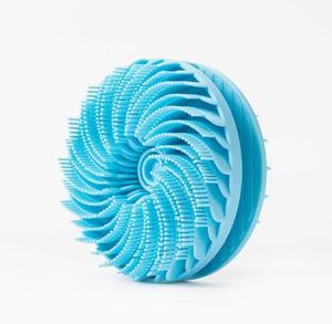 Bathroom Silicone <b>Body</b> Scrubber Shower Exfoliating <b>Scrub</b> Sponge Handheld Shower Cleansing Brush Silicone Scalp Massager - Product Image 3