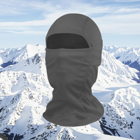 Balaclava tactique d'hiver pour sports de plein air, en spandex/polyester, respirante, imperméable, unisexe, cyclisme, logo personnalisable