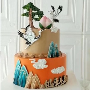 Chinese Style Mountain Fondant Mold 13.3x8.8 Cm Cake Decorating Tool For Baking And Chocolate Molding - Product Image 4