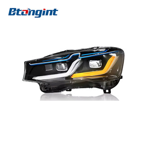 Fari a LED Accessori Auto Adatti per <span class=keywords><strong>BMW</strong></span> <span class=keywords><strong>X3</strong></span> F25 X4 F26 <span class=keywords><strong>2010</strong></span> Fari Aggiornati -2017 Fari <span class=keywords><strong>X3</strong></span> X4 con Lente DRL G30 - Product Image 1