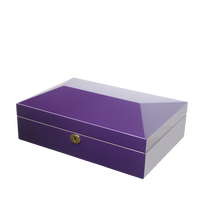 Boîte de rangement de luxe pour montres – Organisateur élégant pour 8 montres – Présentoir brillant pour hommes et femmes 3068