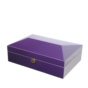 Caja de Almacenamiento para Relojes de Lujo, Organizador Elegante para 8 Relojes, Caja de Almacenamiento Brillante para Hombres y Mujeres 3068 - Product Image 4