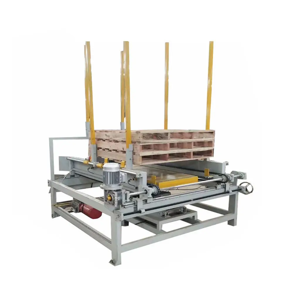 Automatic Wooden Block Pallet Stacking Machine - Wood Palletizer
