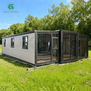 Casa Container con Parete di Vetro da 30 Piedi, Design Personalizzabile, Alta Trasparenza, Adatta per Uso Ufficio, Edificio Prefabbricato Modulare - Product Image 1