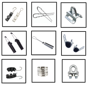 Accessori fibra ottica tensore gocce tipo ancoraggio cavo di tensione morsetto - Product Image 5