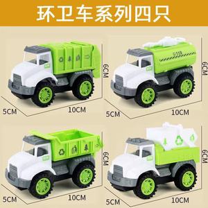 Ensemble de voitures jouets à inertie pour enfants, modèles de pelle mécanique, grue et camion de pompiers, vente en gros pour les stands de rue - Product Image 4