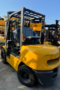 Used Good Condition 3 Ton Komatsu Diesel Forklift Two/Three Stage Mast 1000mm Fork Length Original Japanese Engine TCM Model - Product Image 4