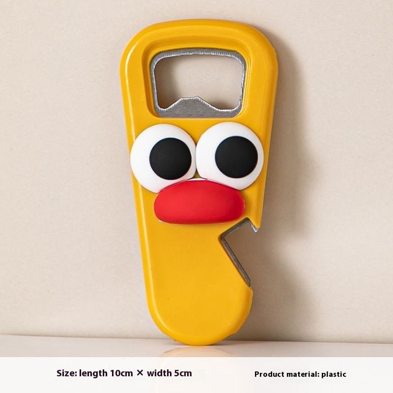 Cute bottle opener-big yellow eyes