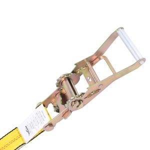 <span class=keywords><strong>Sangle</strong></span> à <span class=keywords><strong>cliquet</strong></span> robuste de haute qualité en gros 2in 5000kg avec crochet plat pour l'arrimage de la cargaison du camion - Product Image 3