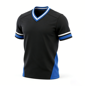 Camiseta de Fútbol Personalizada para Hombre, Diseño de Bloques de Color, Ropa Deportiva Transpirable para Entrenamiento, Impresión de Logotipo OEM ODM, para Correr - Product Image 2