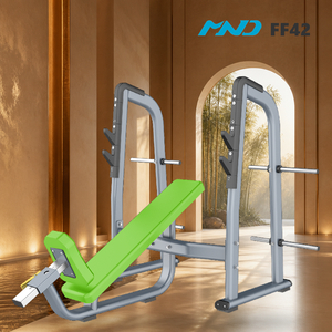 Banco Inclinado Profesional Estándar y Elegante MND FF42, Equipo <span class=keywords><strong>de</strong></span> Gimnasio para Distribuidores <span class=keywords><strong>en</strong></span> <span class=keywords><strong>Miami</strong></span>, Estructura Estable - Product Image 1