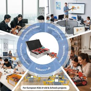 Kit <span class=keywords><strong>de</strong></span> Robótica Educativa con Sensor para Aula, Programación STEM Electrónica, IA Avanzada, Robots Educativos para Escuela, Medio Oriente - Product Image 5