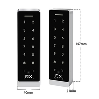 Panel Táctil Metálico al por Mayor, Control de Acceso Inteligente con WiFi, Aplicación Tuya, Lector de Tarjetas RFID, Control por Contraseña, Resistente al Agua IP66