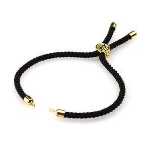 <span class=keywords><strong>Bracelet</strong></span> en corde torsadée en nylon noir semi-finie <span class=keywords><strong>de</strong></span> 3 mm pour femmes, <span class=keywords><strong>bracelet</strong></span> à glissière réglable avec charme <span class=keywords><strong>arbre</strong></span> <span class=keywords><strong>de</strong></span> <span class=keywords><strong>vie</strong></span> - Product Image 1