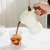 Ensemble de cafetière à espresso et moka au design moderne, ensemble de préparation à la main du café, coffret cadeau, fournitures pour le café, le thé et l'espresso, ensemble de machine à café