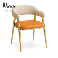 Chaises de restaurant en marbre pour café moderne, ensemble table et banquette, mobilier écologique et durable