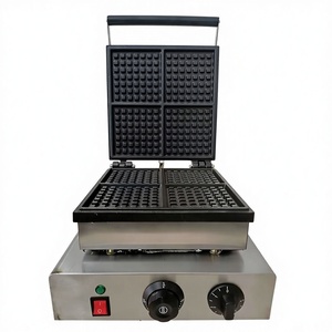 เครื่องทำวาฟเฟิล 4 ช่อง ผลิตได้สูงสุด ใช้งานได้เสถียร เหมาะสำหรับซูเปอร์มาร์เก็ตและศูนย์อาหาร - Product Image 2
