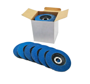Disco de Láminas de Óxido de Aluminio, Grano 40-320, para Pulir Metal, Desbarbar y Acabar Superficies, 4 y 5 Pulgadas, para Lijadoras/Herramientas - Product Image 1