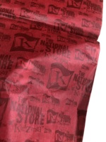 Papier de soie personnalisé avec logo de marque imprimé en couleur pour emballer les fleurs, les vêtements, les chaussures