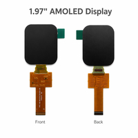 Écran AMOLED carré de 1,97 pouce avec technologie On-Cell Touch, résolution 395x450, interface MIPI/SPI/QSPI, panneau couleur, montage Shenzhen