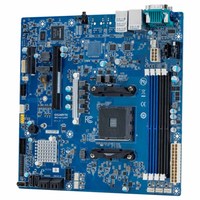 Motherboard Workstation MicroATX MC12-LE0 dengan AMD Ryzen Seri 5000/4000/3000, 4*DDR4 UDIMM, 6*SATA, 2*GLAN, 6xSATA3 untuk Gigabyte