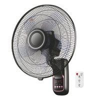 Ventilateur de refroidissement d'air mural numérique en métal de 18 pouces avec télécommande pour usage domestique