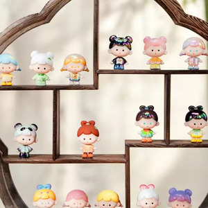 Wholesale Original Amlls Vuuyoo Poetic Bliss Minis Blind Box Statuette da Collezione Carine in Stile Antico Cinese a Forma di Fagioli per Decorazione - Product Image 3
