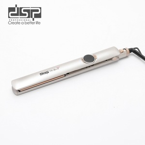 เครื่องหนีบผมไฟฟ้า Dsp แบบแผ่นคู่ ใช้ได้ทั้งหนีบตรงและม้วนผม ร้อนเร็ว สำหรับใช้ในร้านเสริมสวยและที่บ้าน - Product Image 2