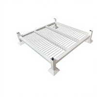 Étagères de rangement réglables de bonne qualité pour rouleaux de tissu, personnalisables, en métal robuste avec revêtement en poudre
