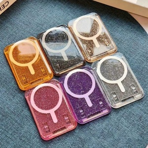 Étui de téléphone magnétique transparent à paillettes de haute qualité Senyork avec porte-cartes et pochette arrière pour iPhone 17 Air 16 Pro Max - Product Image 3