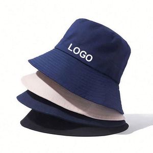Design High Quality Custom logo Print Embroidery Plain Buckets <b>Hats</b> Cap Summer Outdoor Sports Bucket <b>Hats</b> - Product Image 1