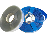 Tubes thermorétractables de batterie de couleur transparente 120MM tuyau de manchon rétractable en PVC transparent
