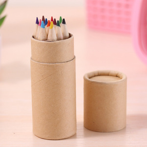 Giorgione HB - Juego de 12 Lápices de <span class=keywords><strong>Colores</strong></span> a Base de Aceite con Mango Corto, Mini Lápices de <span class=keywords><strong>Colores</strong></span> para Niños, Material Escolar, Embalaje en Caja de Cartón - Product Image 4