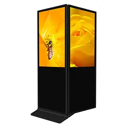 49 Inch Floor Stand Double Sided 1920*1080 2K Or 3840*2160 4K Lcd Display Kiosk Digital Signage For Advertising