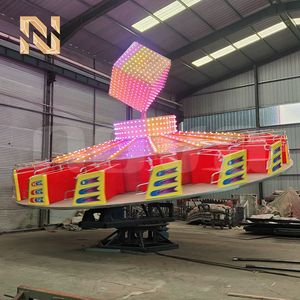 Nova Rides Crazy Dance Flying Turntable Ride con Luces LED, Atracción <span class=keywords><strong>de</strong></span> Parque <span class=keywords><strong>de</strong></span> Diversiones al Aire Libre Tipo Hully-Gully, en Venta - Product Image 3