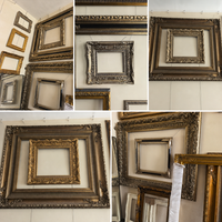 Cadre en bois orné de style baroque 20x24 pouces, convient aux peintures à l'huile, cadre d'image doré antique pour décoration murale de luxe