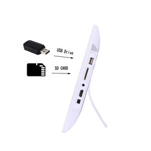 Cornice Digitale HD Durevole <span class=keywords><strong>da</strong></span> 11,6 Pollici per Riproduzione Video 3GP, MOV, <span class=keywords><strong>MKV</strong></span>, MP4, <span class=keywords><strong>AVI</strong></span> e Display Pubblicitario - Product Image 2