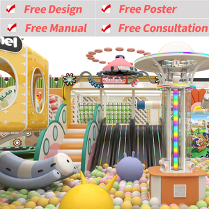 New Design Kids Indoor Soft Play Indoor Play Center Children <b>Small</b> Indoor Playground Equipment with <b>Slide</b> Ball Pool Ocean Ball - Product Image 2