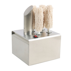 Machine à polir les verres à vin de cave à vin électrique CE Commercial en acier inoxydable 304 2 5 8 têtes 800W AC 110-240V - Product Image 1