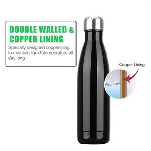Bouteille d'eau en acier inoxydable avec impression de logo, cadeau promotionnel personnalisé, bouteille d'eau de sport 500 ml - Product Image 6