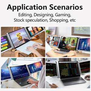 <span class=keywords><strong>Double</strong></span> écran de moniteur pour ordinateur portable Améliorez votre productivité avec l'affichage à <span class=keywords><strong>double</strong></span> écran - Product Image 2