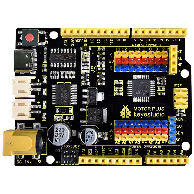 Keyestudio CH340 Motor PLUS Development Board for Arduino Develop Board