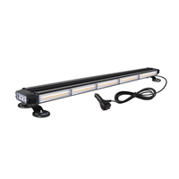 Haute puissance 5P LED barre lumineuse stroboscopique 12V 24V Double face clignotant lampe d'avertissement d'urgence Base magnétique pour voitures camions remorques