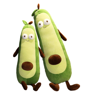 Peluche farciti piante di peluche personalizzate con piante di peluche Custom cuscino giocattoli Kawaii Napping Avocado <span class=keywords><strong>cuscini</strong></span> di peluche personalizzati - Product Image 1