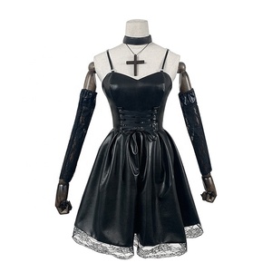 Vêtements classiques d'halloween, Costume de film, Note de mort, Cosplay <span class=keywords><strong>Misa</strong></span> <span class=keywords><strong>Amane</strong></span>, robe noire, Costumes de Cosplay - Product Image 1