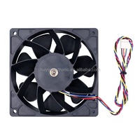 Ventilateur de refroidissement LED blanc de haute qualité 120 mm, DC sans balais, 6000 tr/min, double roulement à billes, 12 V, dissipateur thermique en aluminium, 4 broches, pour boîtier d'ordinateur