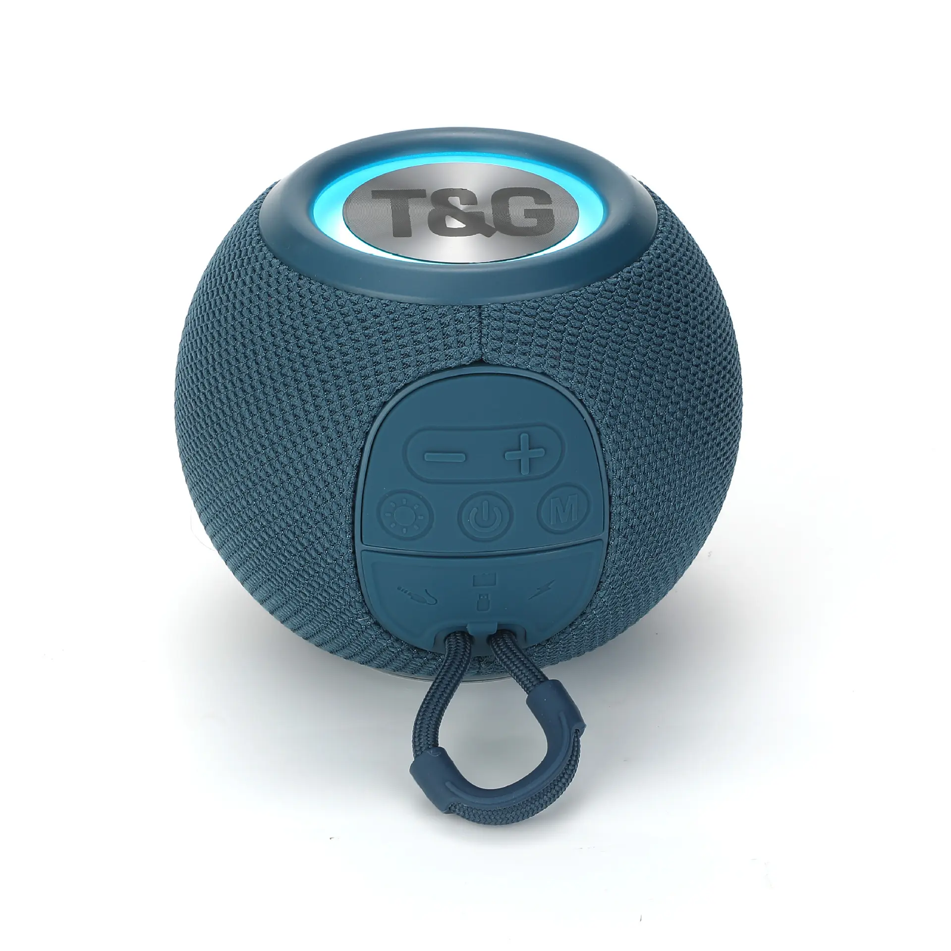 Hand Free Round Stereo Outdoor Mini Waterproof Portable Column Box T&g Loudspeaker Tg 337 Led Wireless Speaker