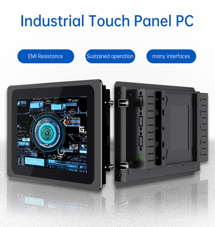 Industrial Capacitive Touch Panel PC 8-21 Inch Android Linux Wall-Mounted Embedded FCC CE for Factory Automation Kiosk